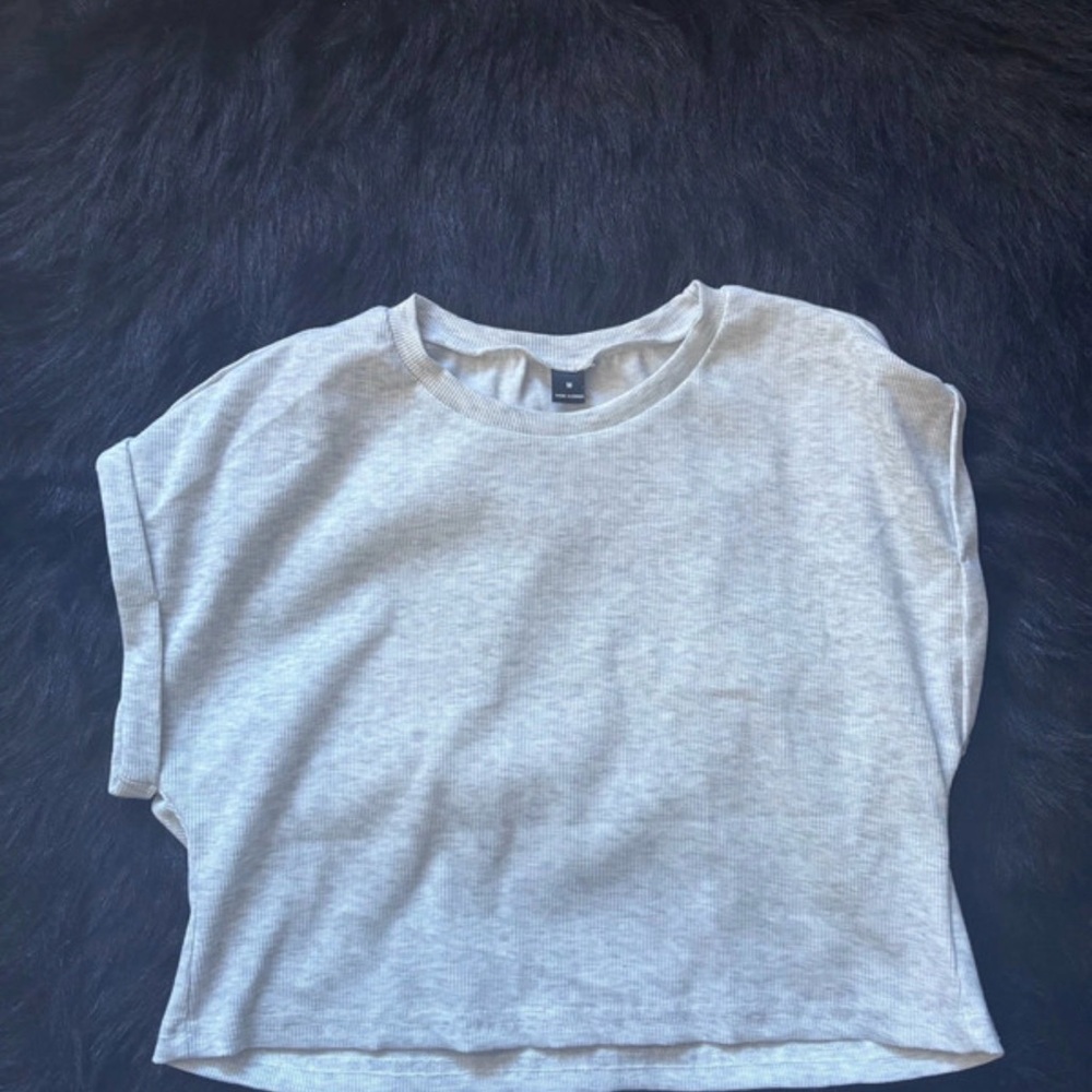 SHEIN Light Gray Casual Tee